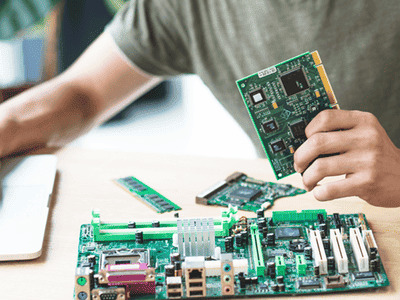 Manutenção corretiva de computadores corporativos