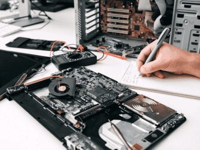 Manutenção de notebooks corporativos